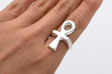 Sterling Silver Ankh Ring