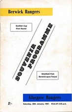 Berwick Rangers v Glasgow