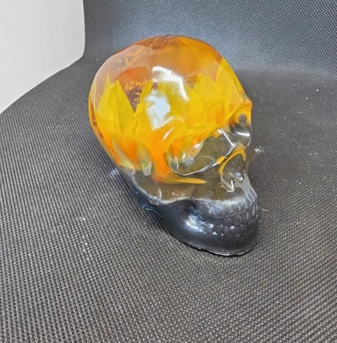 Handmade resin skull - handmade,