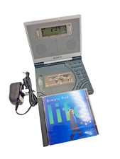 Sony ICF-CD2000S CD Player Clock Radio Alarm FM SW MW Silver Vintage Rare Retro