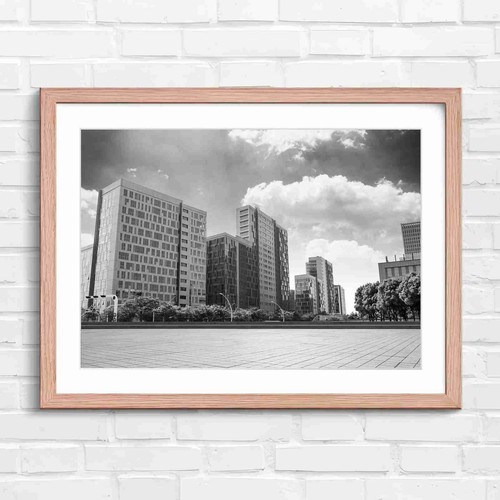 Modern city skyline and - city, office