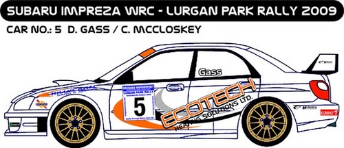Decals subaru impreza wrc - 1/43,