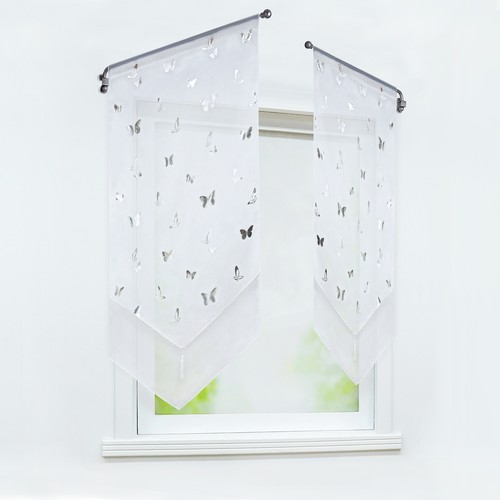 Sheer voile swag curtain - voile,