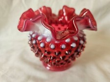 FENTON HOBNAIL DECORATION PINK