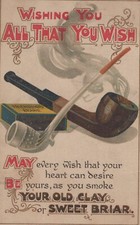 1913 Old Clay Sweet Briar Pipe