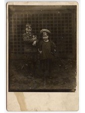 CAB PHOTO OF YOUNG BOY   GIRL