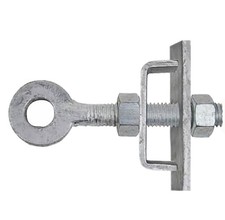 Adjustable Field Farm Gate Eye for Metal Gates 19mm Pin Galvanised (191)