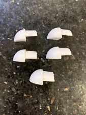 5 x White Genesis Corner Tile