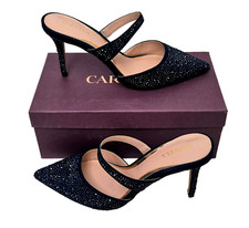 CARVELA Klosed Bling Stunning Blue Strappy Heeled Shoes Ladies EU 40 UK 7