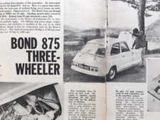 BOND 875 3-WHEELER - 4 PAGE