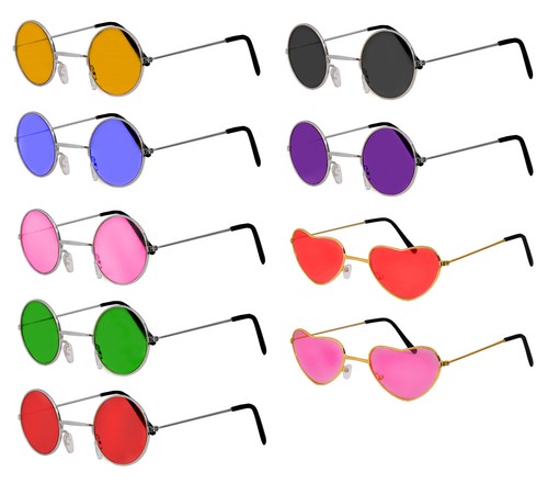 Hippy glasses 60s 70s - 60s, fancy