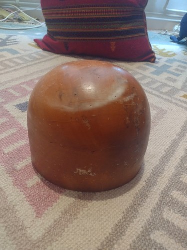 Vintage millinery hat block - millinery,