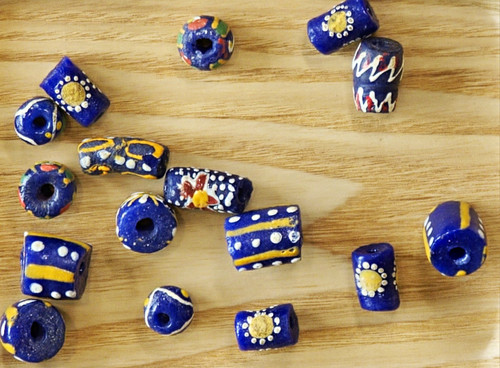 Vintage african cobalt blue - vintage,