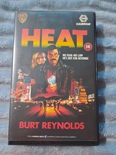 Heat VHS Video Tape PAL Original Big Box Burt Reynolds (Ref11)