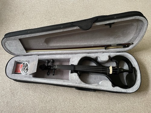 Black electric violin - electric,