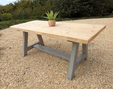 Rustic Pine A-Frame Dining