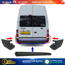 3X Rear Bumper Set For FORD Transit Jumbo MK6 MK7 