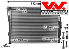 COOLANT RADIATOR 06002303 VAN