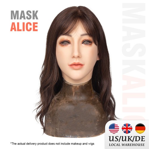 Silicone mask female - silicone,