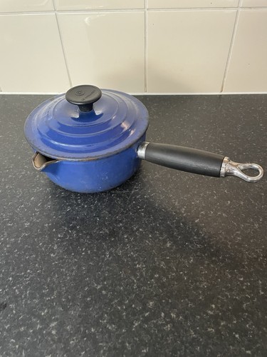 Creuset blue saucepan - blue,