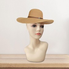 Female Mannequin Head Wig Display Stand Smooth Hat Display Rack with Shoulder