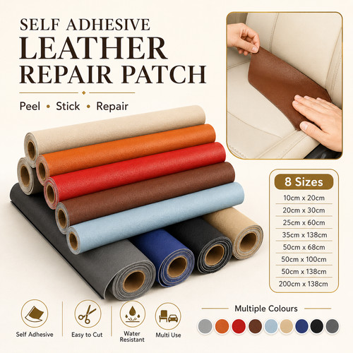 Self adhesive leather repair - self,