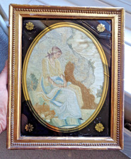 GEORGIAN EMBROIDERY FRAMED