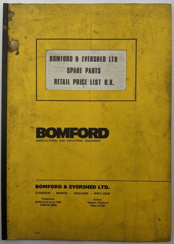 Original bomford evershed - bomford,