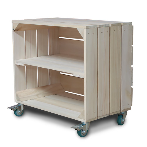 Landscape crate side table - landscape,