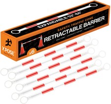 Orange and White Retractable