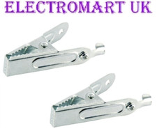 2 X 25A 12V CROCODILE ALLIGATOR CLIPS CAR VAN LEISURE BATTERY CHARGER CARAVAN