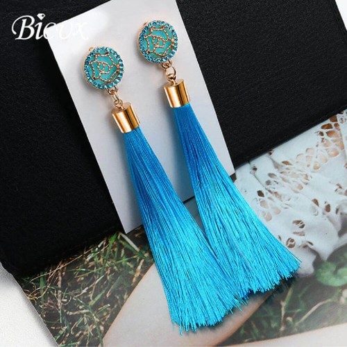 Trendy boho long tassel - trendy,
