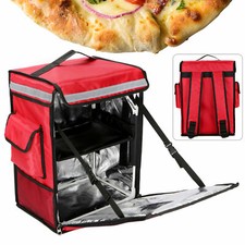 42L Delivery Backpack Foil Insulated Food Pizza Delivery Bag for Motorbike Bike