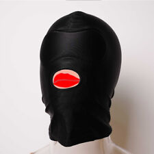Bondage Open Mouth Hood Head Gimp Mask Face Fetish Sensory Deprivation Roleplay