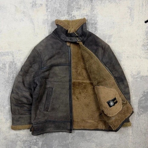 Vintage sheepskin jacket - sheepskin,
