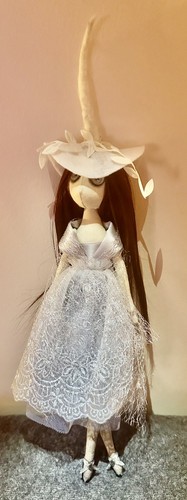 Handmade witch doll ooak - witch,