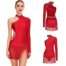 Women Shiny Single Long Sleeve