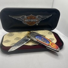 Franklin Mint Harley-Davidson Billy Bike Motorcycle Pocket Knife with case