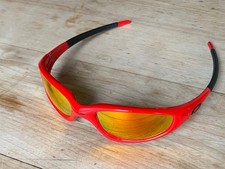 1999 OAKLEY STRAIGHT JACKET  / RED / IRIDIUM LENSES / BRAND NEW