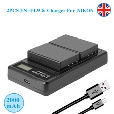 El9 el9a battery dual - en-el9, +