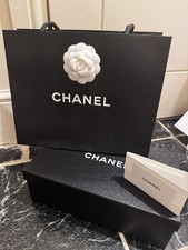 Chanel Empty Box With Paper Bag, Tissue And Ribbon 30x18x10 cm