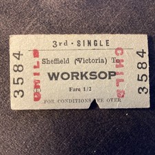 Railway.  TICKET,   (