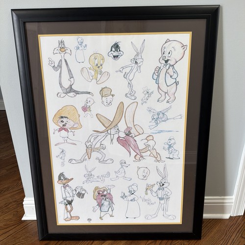 Looney tunes framed animation - tunes,