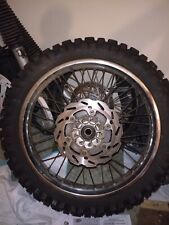 yamaha wr125 rear wheel complete same as dt125r wheel with tyre