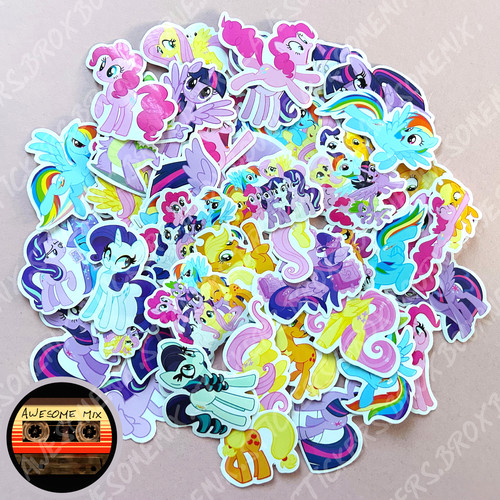 Little pony stickers - 50,