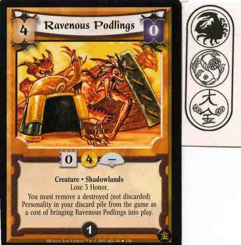 Ravenous podlings foil - podlings,