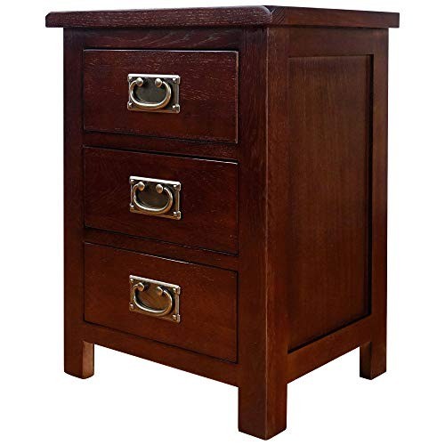 Luxury solid oak nightstand - solid,