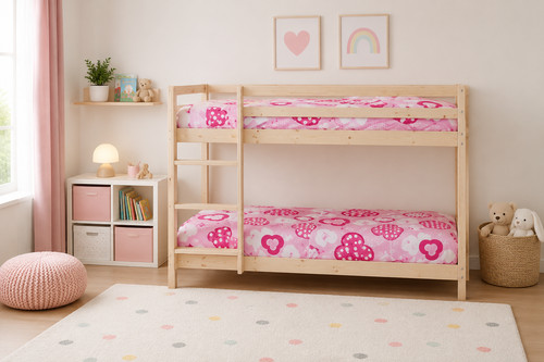 Wooden bunk bed - wooden,