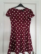 Topshop burgundy polka dot - topshop,