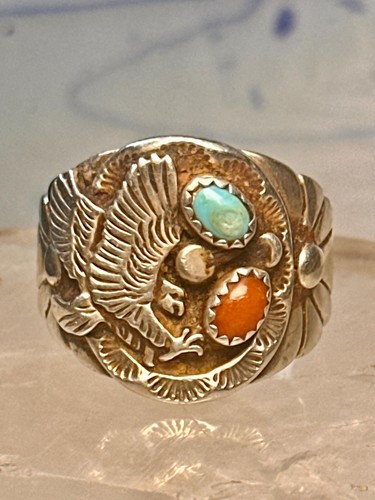 Eagle ring navajo turquoise - ring,